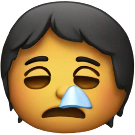 sad kiss emoji