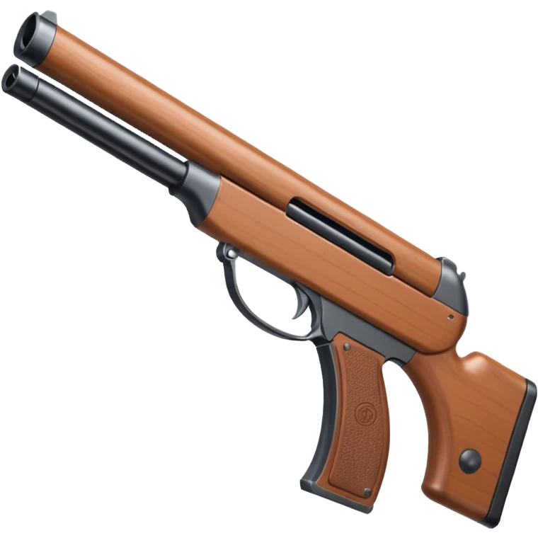 full white SPAS-12 shotgun white-out white white emoji