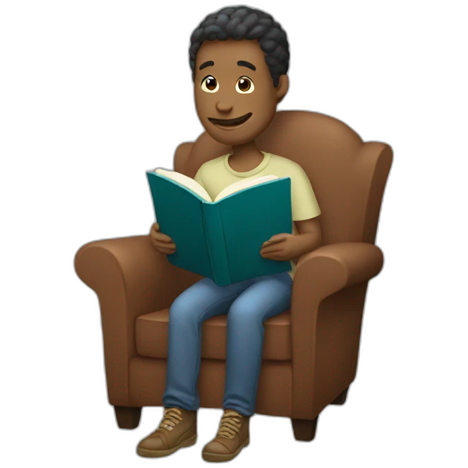 people who read a book emoji
