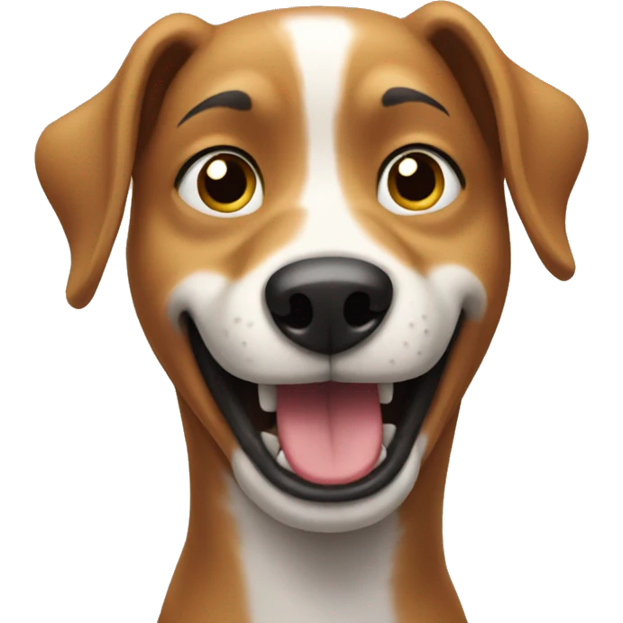 talking dog emoji