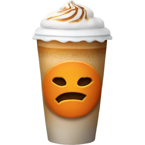 pumpkin spicy latte emoji