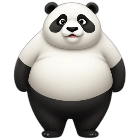 Panda fat emoji