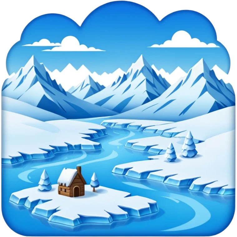 Icy lanscape emoji