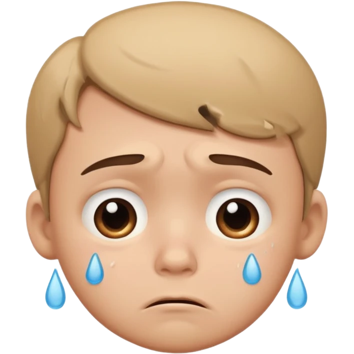 sad boy cartoon face expression emoji