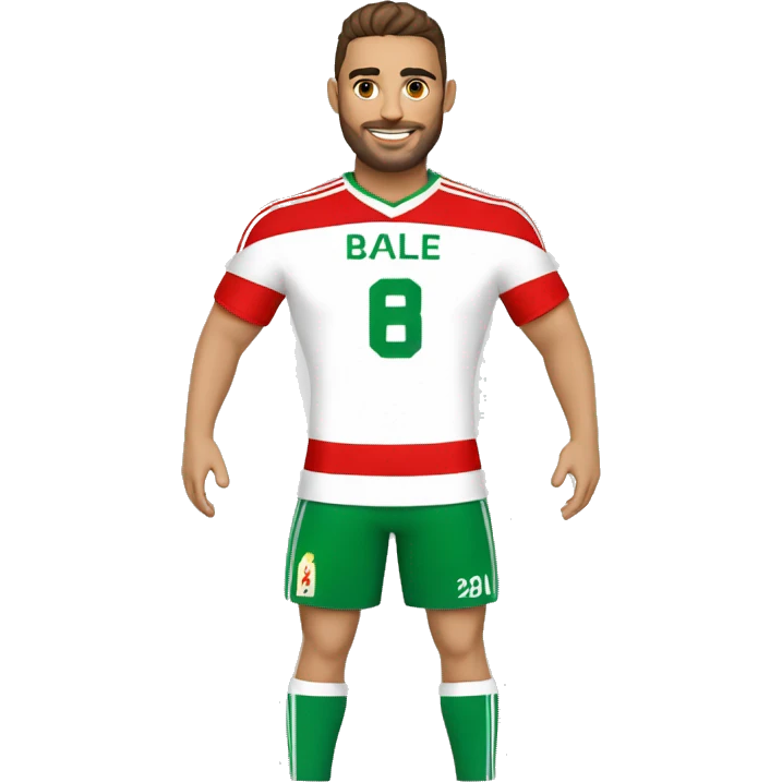 Gareth Bâle avec le maillot de l’Algérie  emoji
