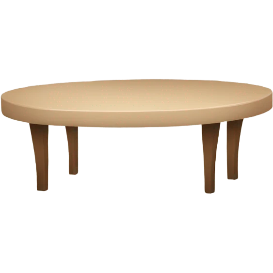 Beige brown table emoji