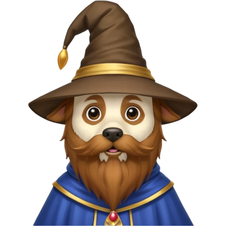 Dog wizard emoji