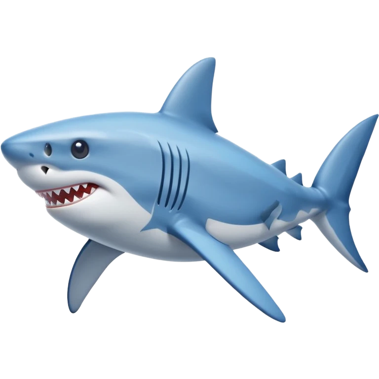 shark with blue Nike sneakers emoji