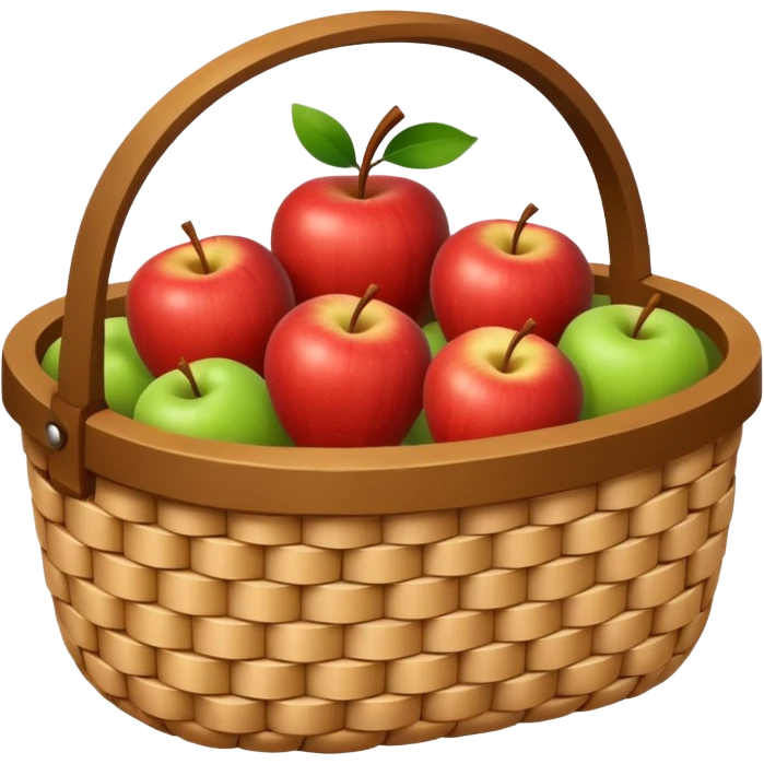 clean simple bag orr cart like apples basket emoji emoji