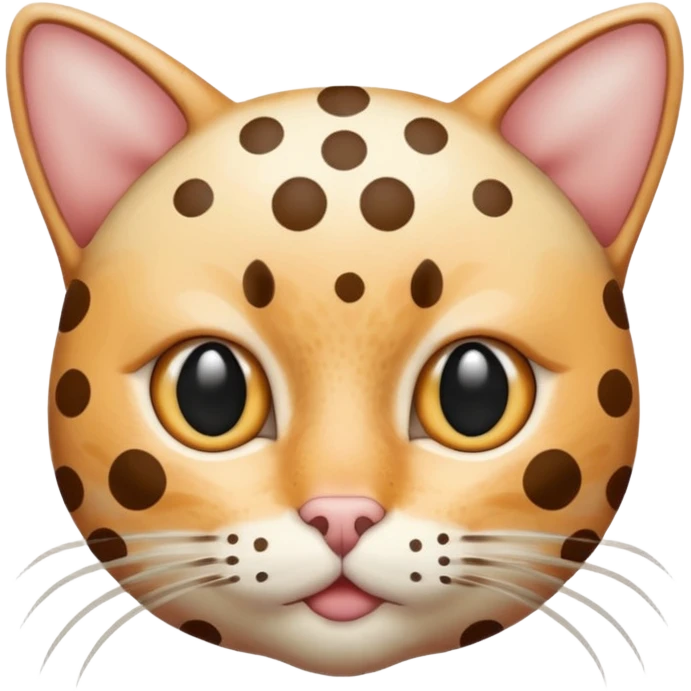 polka dots human body and cat face emoji