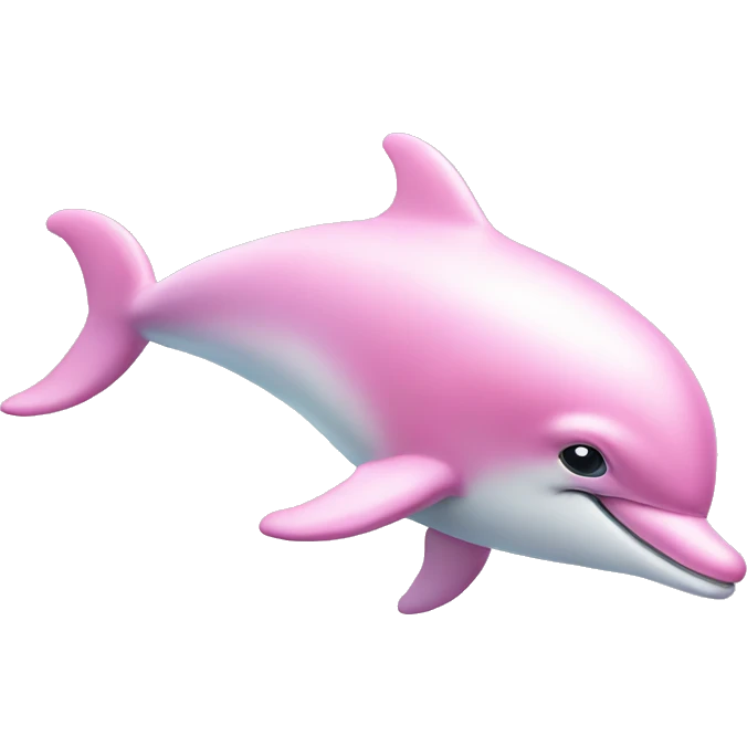 Pastel-pink-colors-dolphin emoji