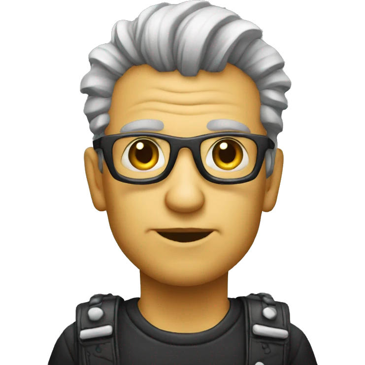 old punk software engineer emoji