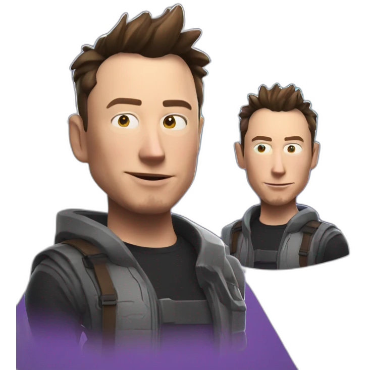 Elon musk x fortnite emoji