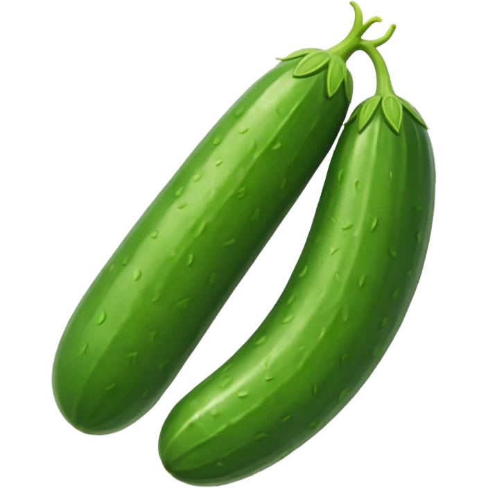 cucumber, simple emoji