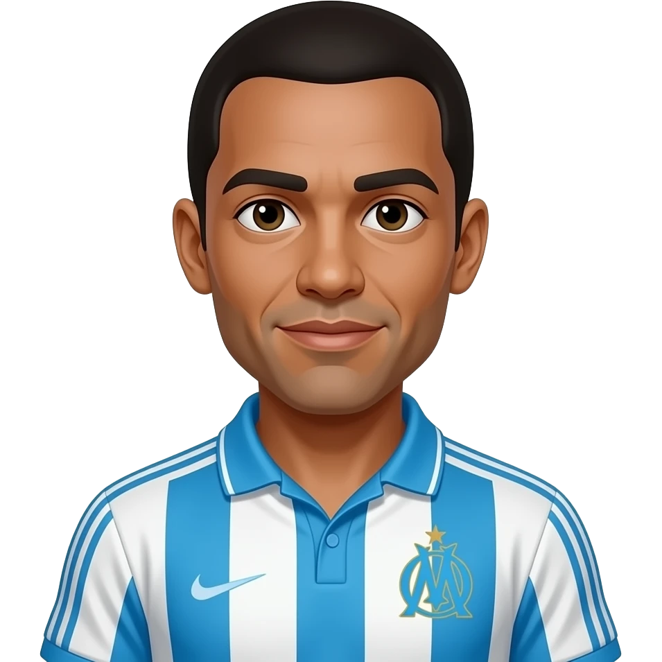 cantona in olympique de marseille jersey emoji