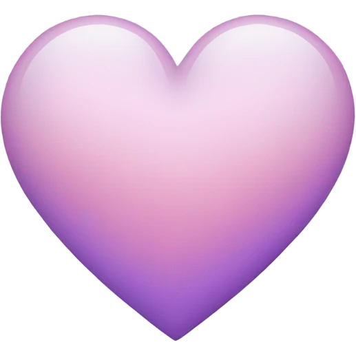Pastel purple pink heart  emoji