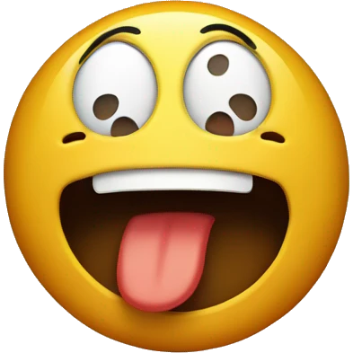 funny animated face saying no emoji