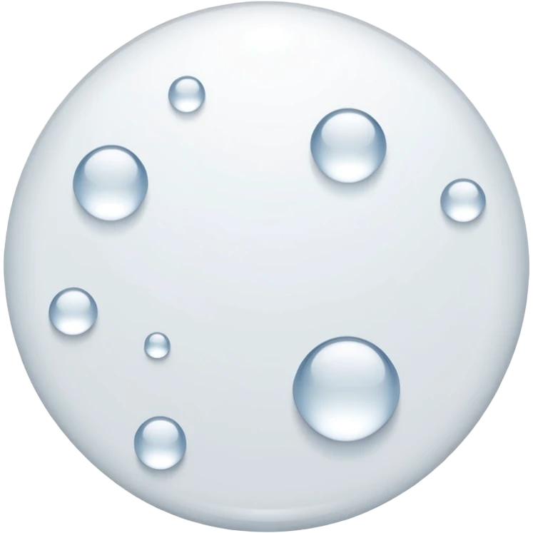 multiple White liquid droplets emoji