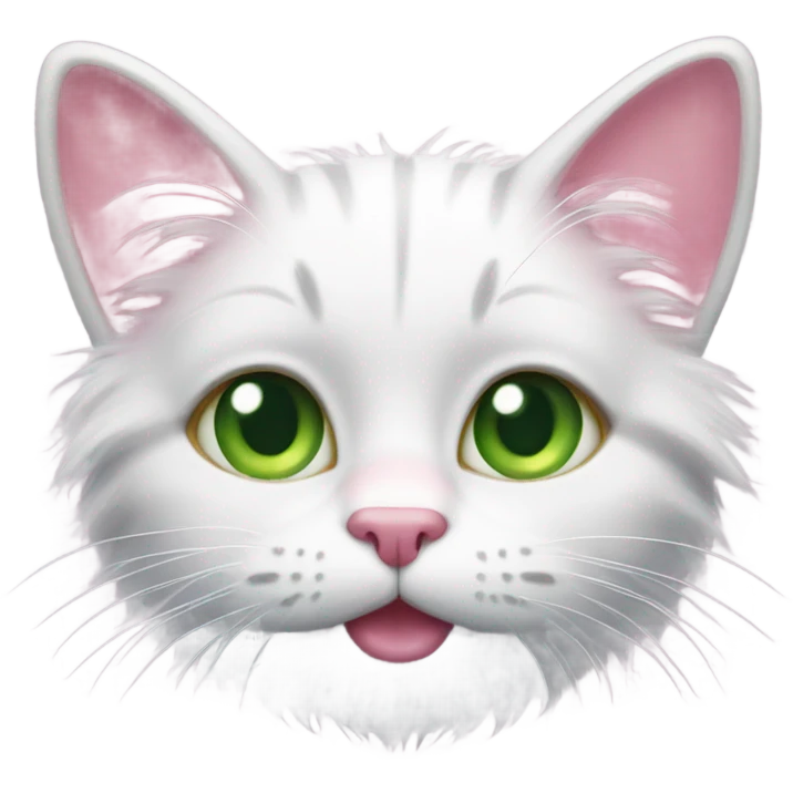 Pink cat  emoji