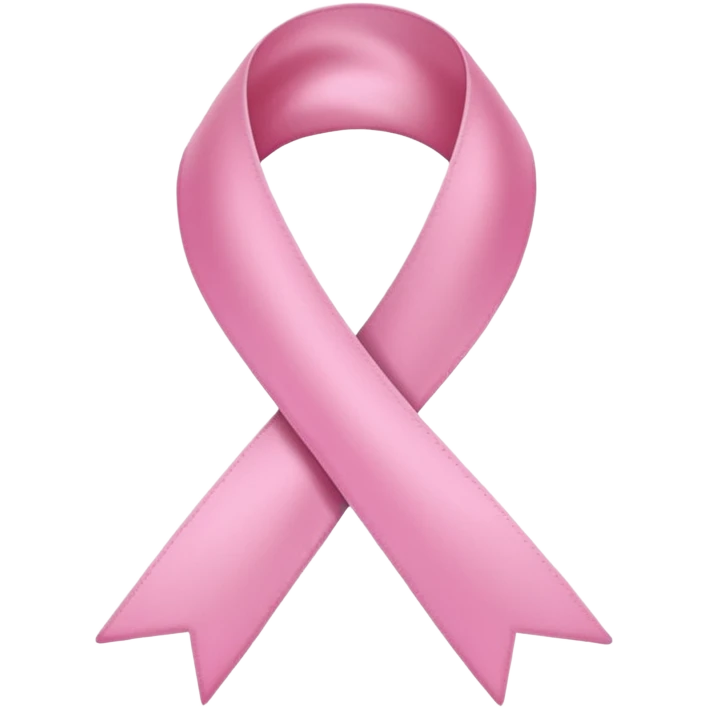 Pink ribbon emoji