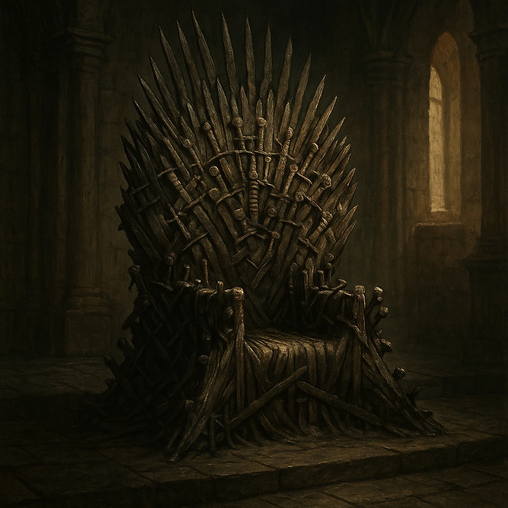 The iron throne, style 4 emoji