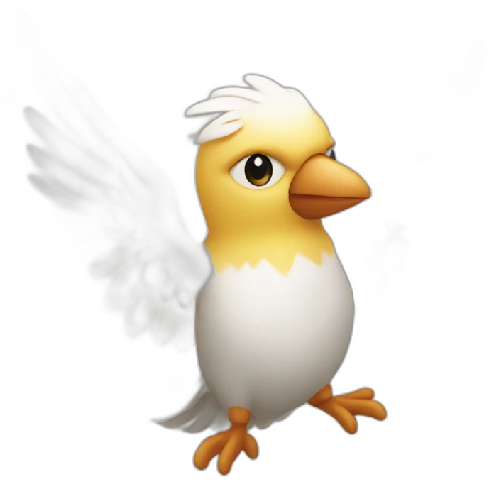 Ailes et coeur emoji