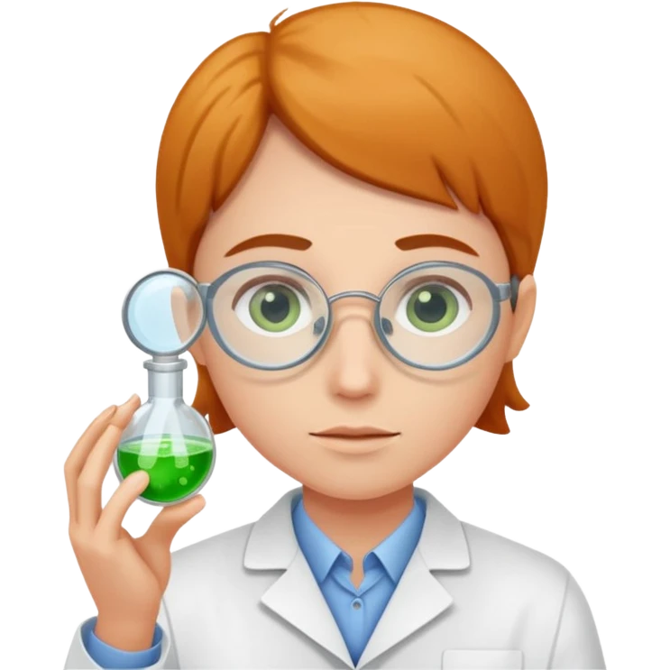 laboratory researcher analyzing dish. emoji