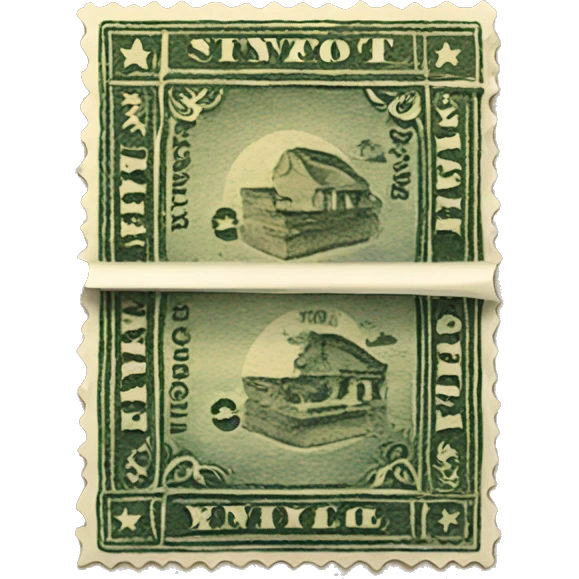 A singular Stamp is a small piece of paper or adhesive material used as evidence of payment for postage, often decorative emoji