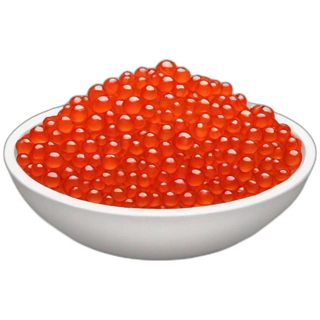 Red caviar  emoji