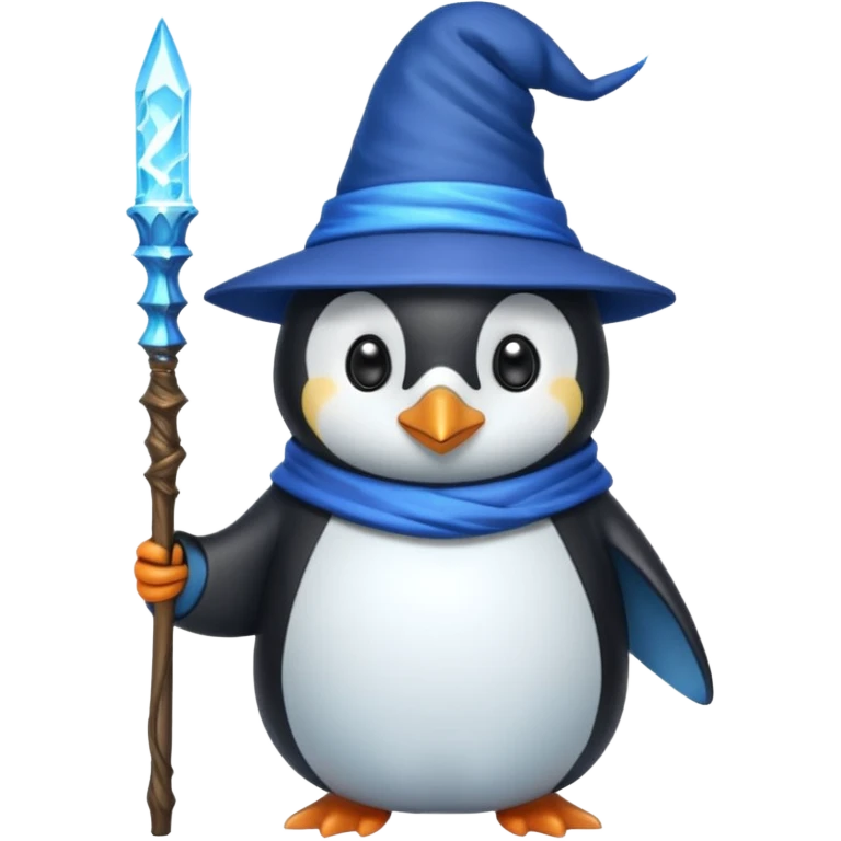 Penguin Wizard emoji