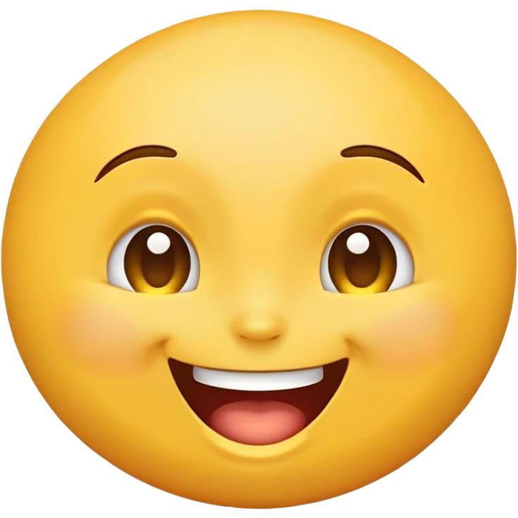 emoji with a huge forehead, laughing emoji