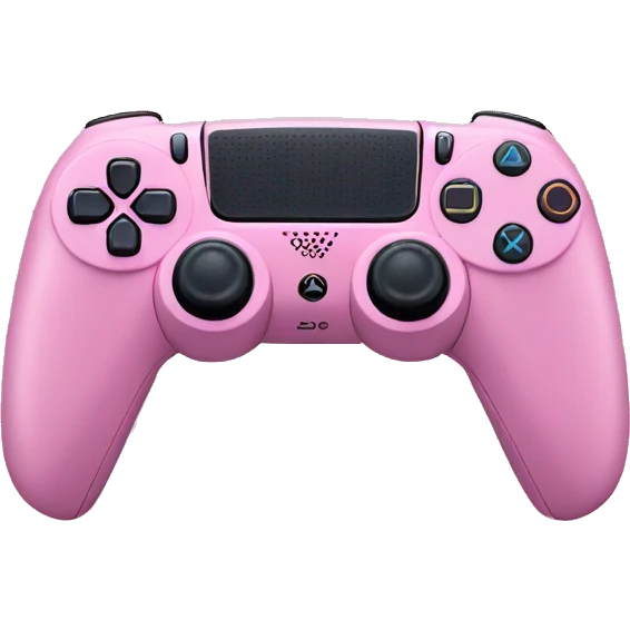 PlayStation 5 controller pink emoji