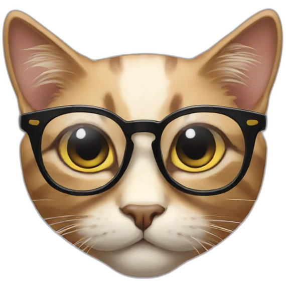cat glasses emoji