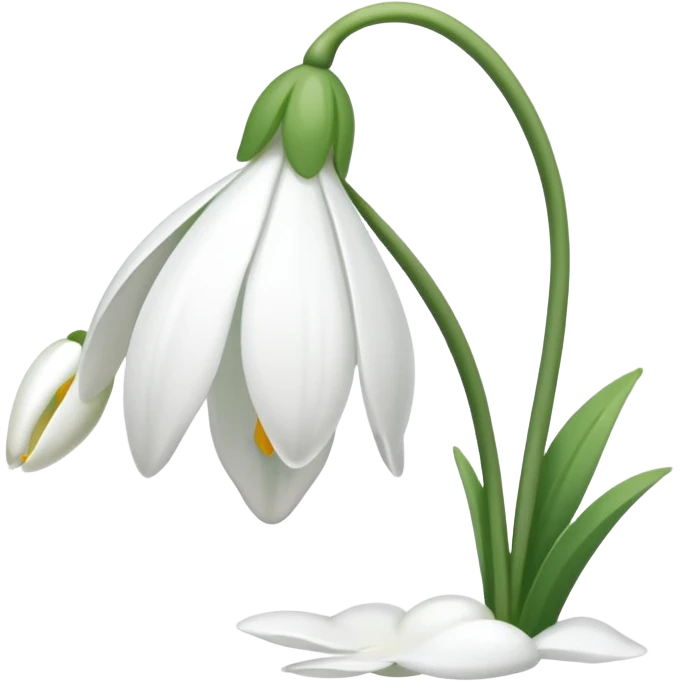 Snowdrop emoji