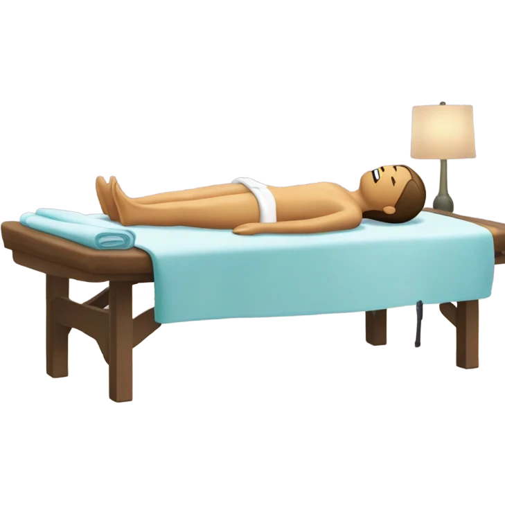 Massage on the table emoji