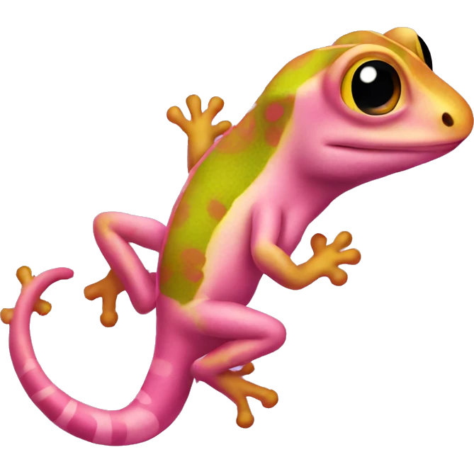 gecko pink  emoji