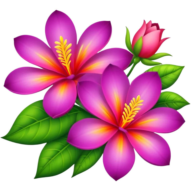 Exotic flowers emoji