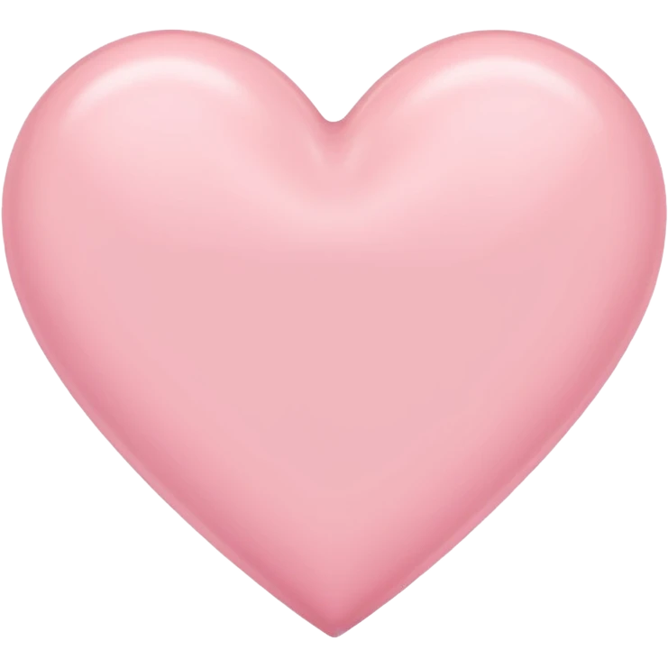 Pastel Pink Heart emoji