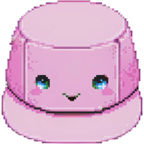 pink hat emoji