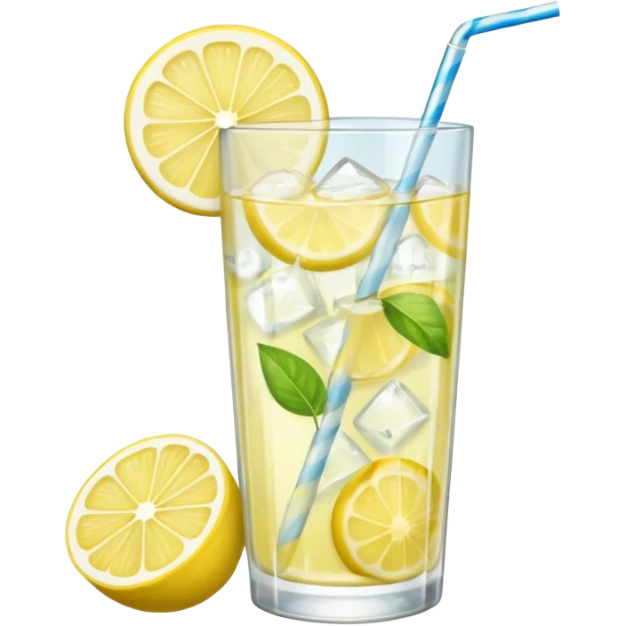 cold lemonade with ice emoji