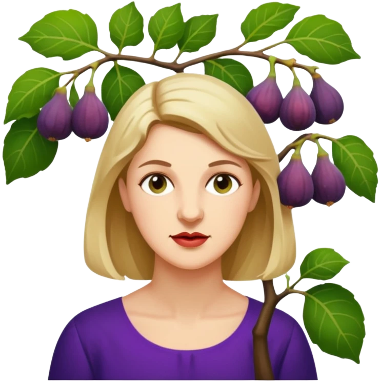 Sylvia plaths fig tree analogy emoji