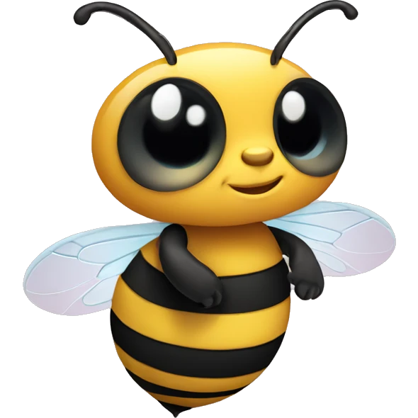 Cute bee emoji