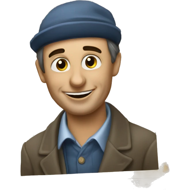 A seller of the newspaper "Franc-Tireur" emoji