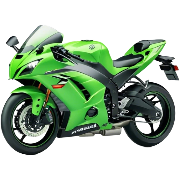 Kawasaki Ninja (Sportbike) - Kawasaki Ninja ZX-10R (Model Year: 2022) (Iconic colour: Green) emoji