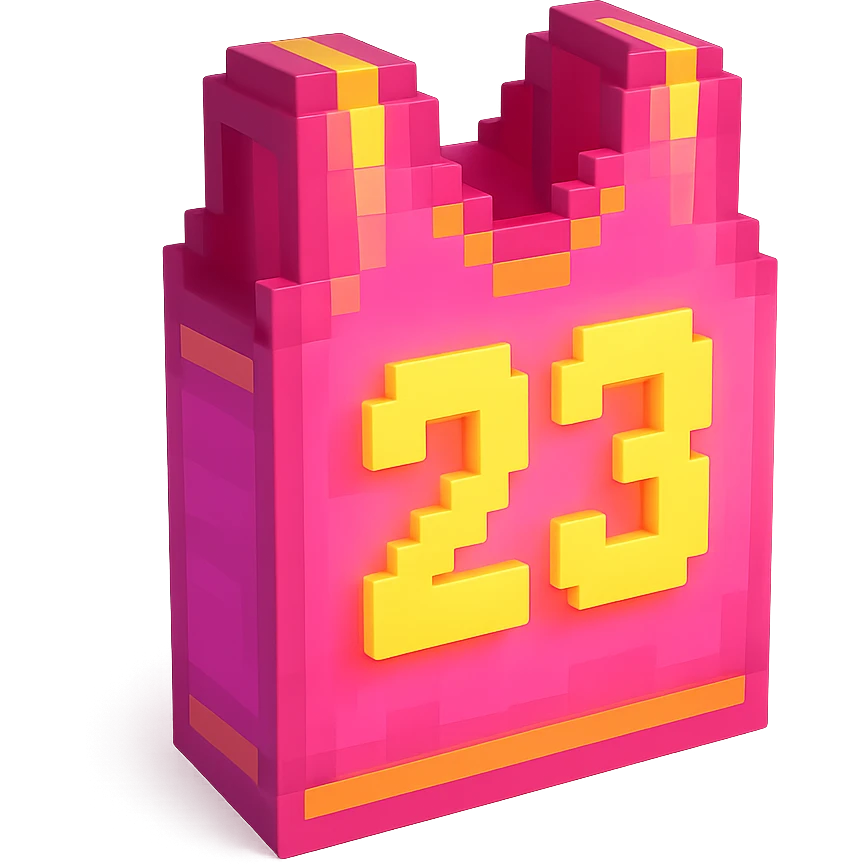 светящейся розовая баскетбольная майка с надписью "23", no background emoji