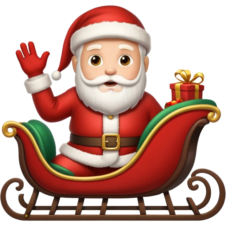 navidad trineo  emoji