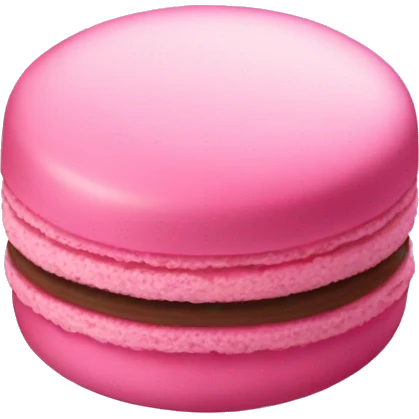 pink macaroon emoji
