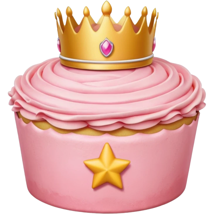 Princess peach cake emoji