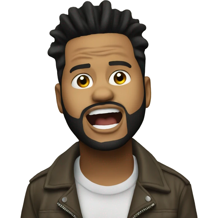 the weeknd singing emoji