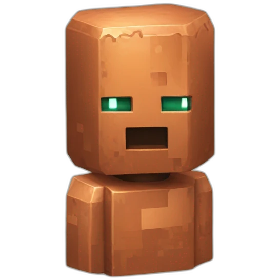 Minecraft copper golem emoji